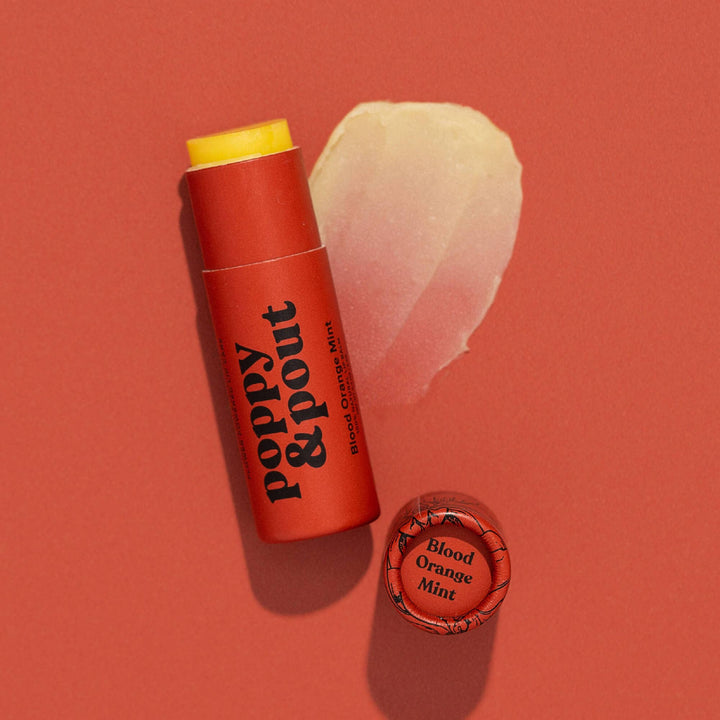 Poppy & Pout Lip Balm | Blood Orange Mint