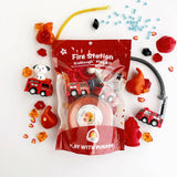 Earth Grown KidDoughs | Fire Station (Cherry Mango) KidDough Play Kit