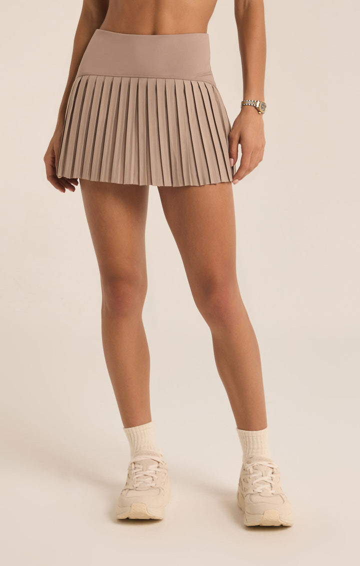 Z Supply Playing Doubles Skirt - Latte