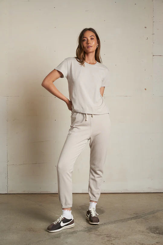 BLACK FRIDAY - Perfect White Tee | Harley Boxy Crew -Silver