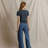 Perfect White Tee | Harley Cotton Boxy Crew - Turbulence