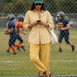 The Shirt | The Gameday Boyfriend - Gold Stripe