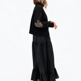 Kerri Rosenthal | Marlow Imperfect Heart Sweater - Black