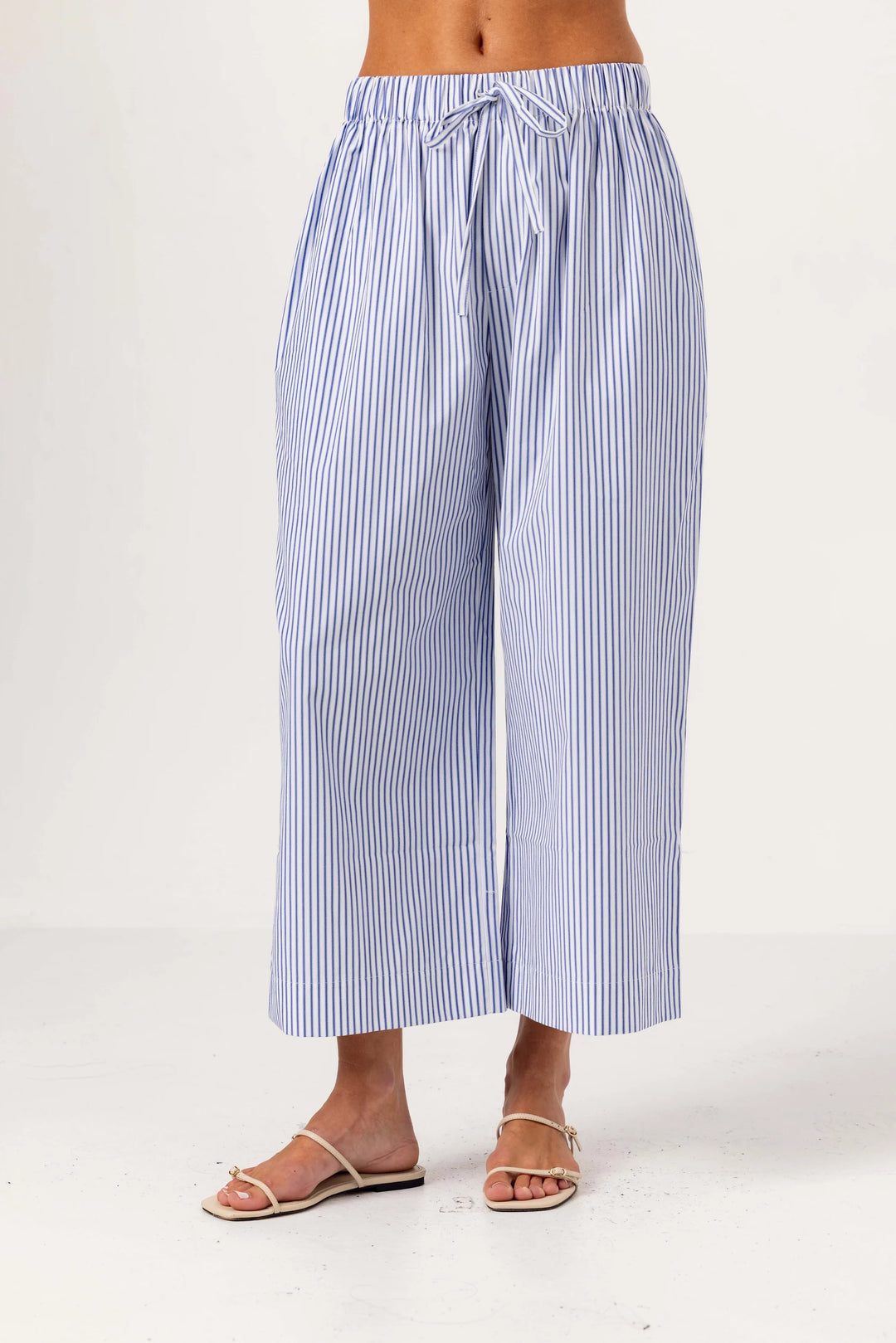 We Are Sundays | Stripe Maya Pants  - Navy Stripe