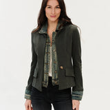 Six-Fifty | Mixed Media Denim Jacket - Military