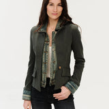 Six-Fifty | Mixed Media Denim Jacket - Military