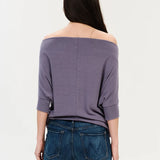 Six Fifty | Short Sleeve Anywhere Top - Dark Lavender