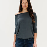 Six Fifty | Short Sleeve Anywhere Top - Slate