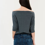 Six Fifty | Short Sleeve Anywhere Top - Slate