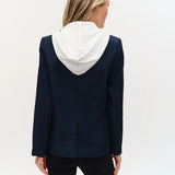 SixFifty | Drew Blazer with Sweatshirt Insert - Navy & Heather Grey