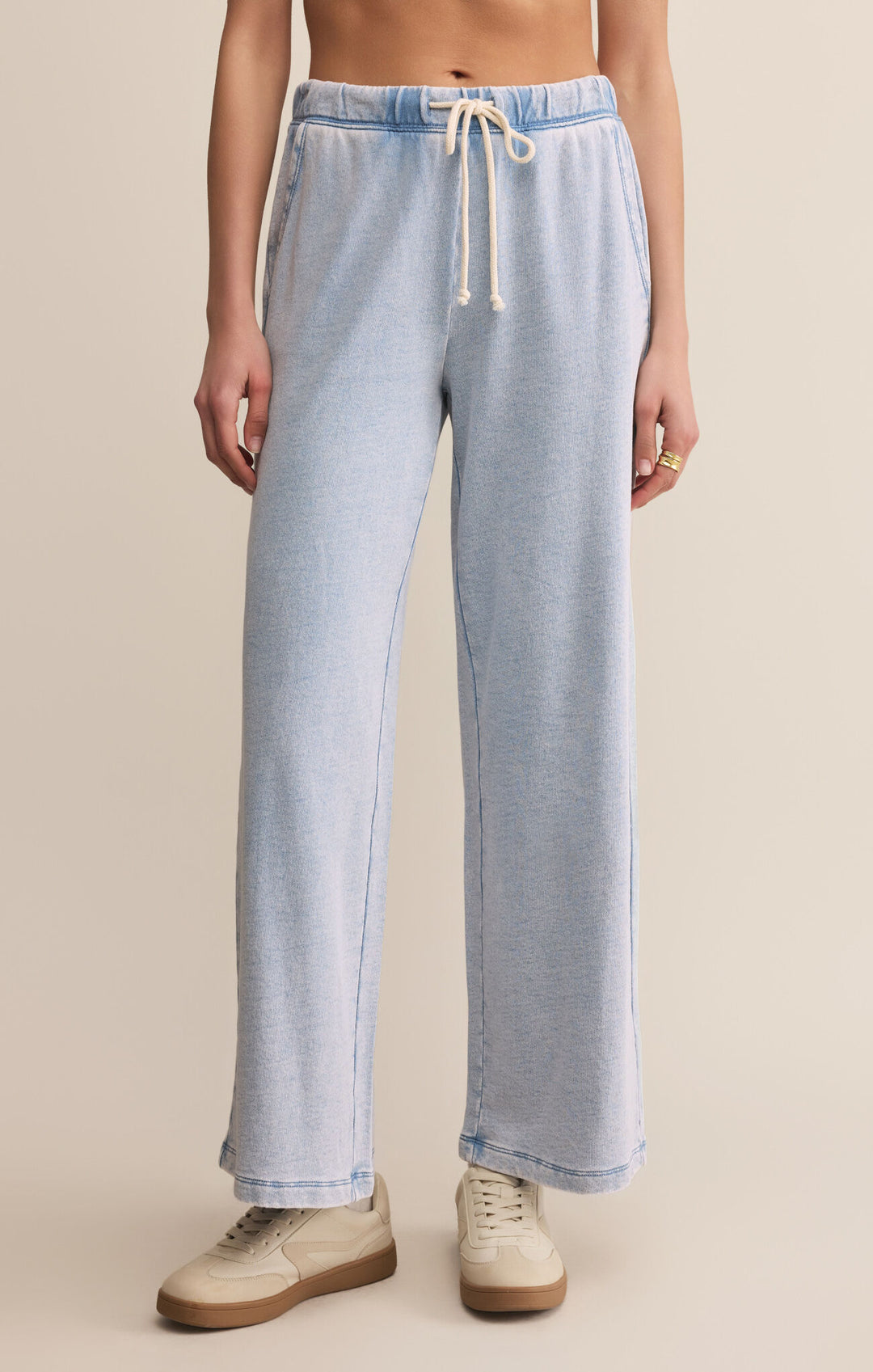 Z Supply | Hunter Knit Denim Pant -  Washed Indigo