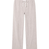Perfect White Tee | Zadie Waffle Wideleg Drawcord Pant - Oatmeal