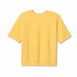 Perfect White Tee | Kennedy Crew Neck Sweatshirt - Gold