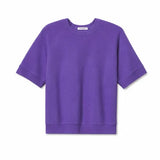 Perfect White Tee | Kennedy Crew Neck Sweatshirt - Purple