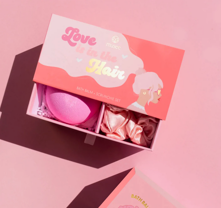 Musee Love is in the Hair Bath Balm Scrunchie Set